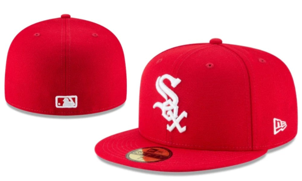 Chicago White Sox Fitted MLB Hat with Classic Logo ¨C Red