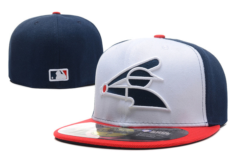 Chicago White Sox Fitted MLB Hat with Retro Batter Logo ¨C Navy, White, and Red