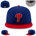 Philadelphia Phillies Fitted MLB Hat with Classic Team Logo ¨C Blue and Red