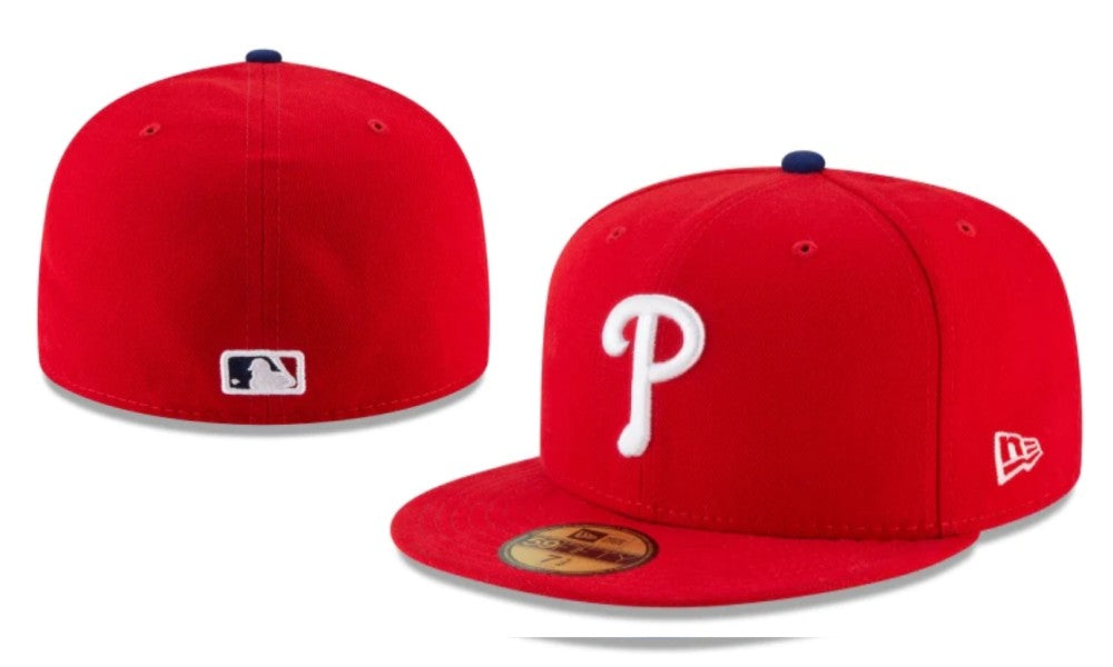 Philadelphia Phillies Authentic On-Field Fitted MLB Hat ¨C Red