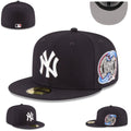 New York Yankees Subway Series Fitted Cap ¨C Black with Commemorative Patch