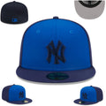 New York Yankees Snapback Hat ¨C Royal Blue with Navy Brim