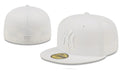 New York Yankees 59FIFTY Fitted Hat with World Series Patch ¨C Cream and Navy