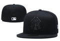 New York Yankees 59FIFTY Fitted Hat with Blacked-Out Logo ¨C All Black