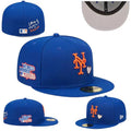 New York Mets 59FIFTY Fitted Hat with 1986 World Series Patch ¨C Blue
