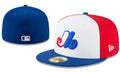 Montreal Expos Tricolor 59FIFTY Fitted Cap ¨C Red, White, and Blue Perfection