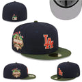 Los Angeles Dodgers Royal Blue Fitted Cap with Classic ¡°D¡± and ¡°LA¡± Logo