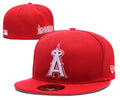 Los Angeles Angels Red Fitted Cap ¨C Classic MLB Hat with White Embroidered Logo