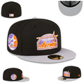 Kansas City Royals Black and Blue Fitted Cap with ¡°Kansas City¡± Underbill Design