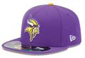 Minnesota Vikings NFL Fitted Hat with Team Logo ¨C Purple and Yellow