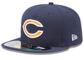 Chicago Bears NFL Fitted Hat with Embroidered ¨C Navy Blue