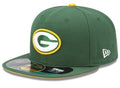 Green Bay Packers NFL Fitted Hat with Embroidered Team Logo ¨C Green