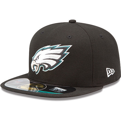 Philadelphia Eagles NFL Fitted Hat with Eagle Logo ¨C Sleek Black