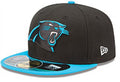 Carolina Panthers NFL Fitted Hat with Blue Brim ¨C Black and Blue