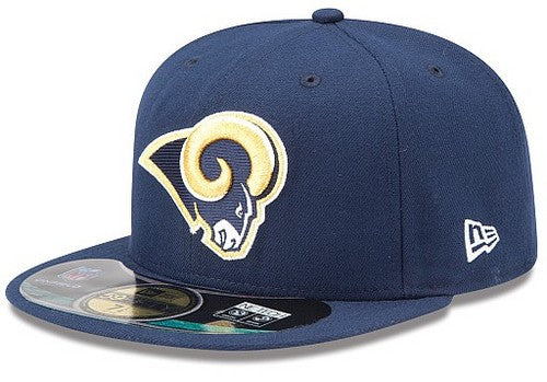 Los Angeles Rams NFL Fitted Hat with Iconic Team Logo ¨C Navy Blue