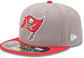 Tampa Bay Buccaneers Snapback Hat with Embroidered Team Logo ¨C Gray and Red