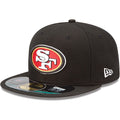 San Francisco 49ers Snapback Hat with Embroidered Team Logo ¨C Black and Red