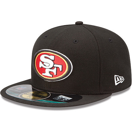 San Francisco 49ers Snapback Hat with Embroidered Team Logo ¨C Black and Red