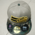 Seattle Seahawks Camouflage Brim 59FIFTY Fitted Hat with Embroidered Logo ¨C Khaki and Camo