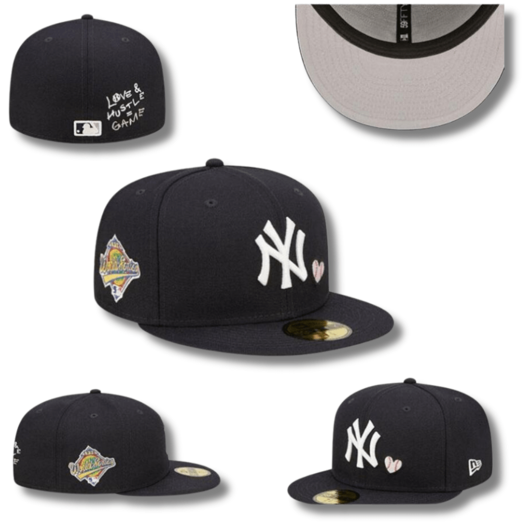 Atlanta Braves Fitted Hat with Classic White Logo ¨C Navy Blue
