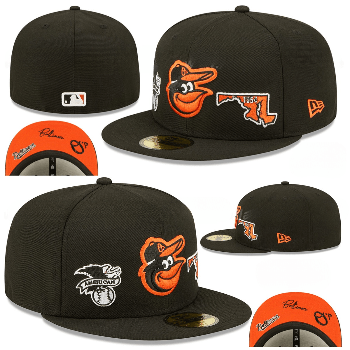 Baltimore Orioles Heritage Fitted Hat ¨C Black