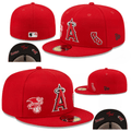 Los Angeles Angels California Heritage Fitted Hat ¨C Red