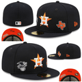 Houston Astros Texas Heritage Fitted Hat ¨C Black & Orange