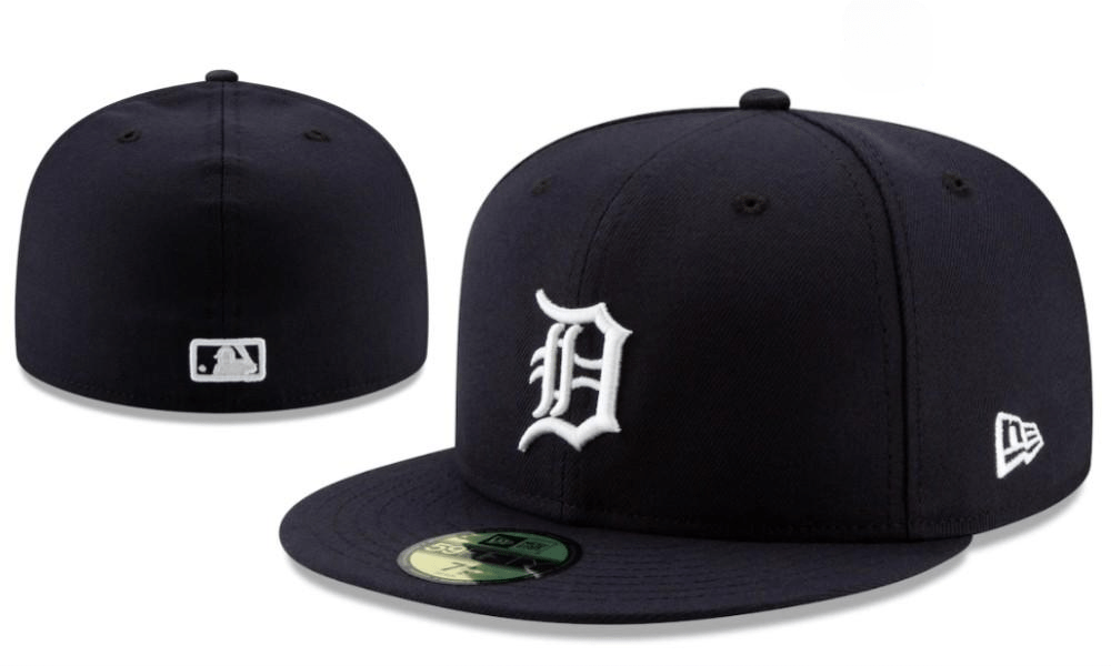 Detroit Tigers MLB Fitted Hat ¨C Navy Blue