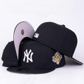 New York Yankees 1996 World Series Black Fitted Hat ¨C Commemorative Edition